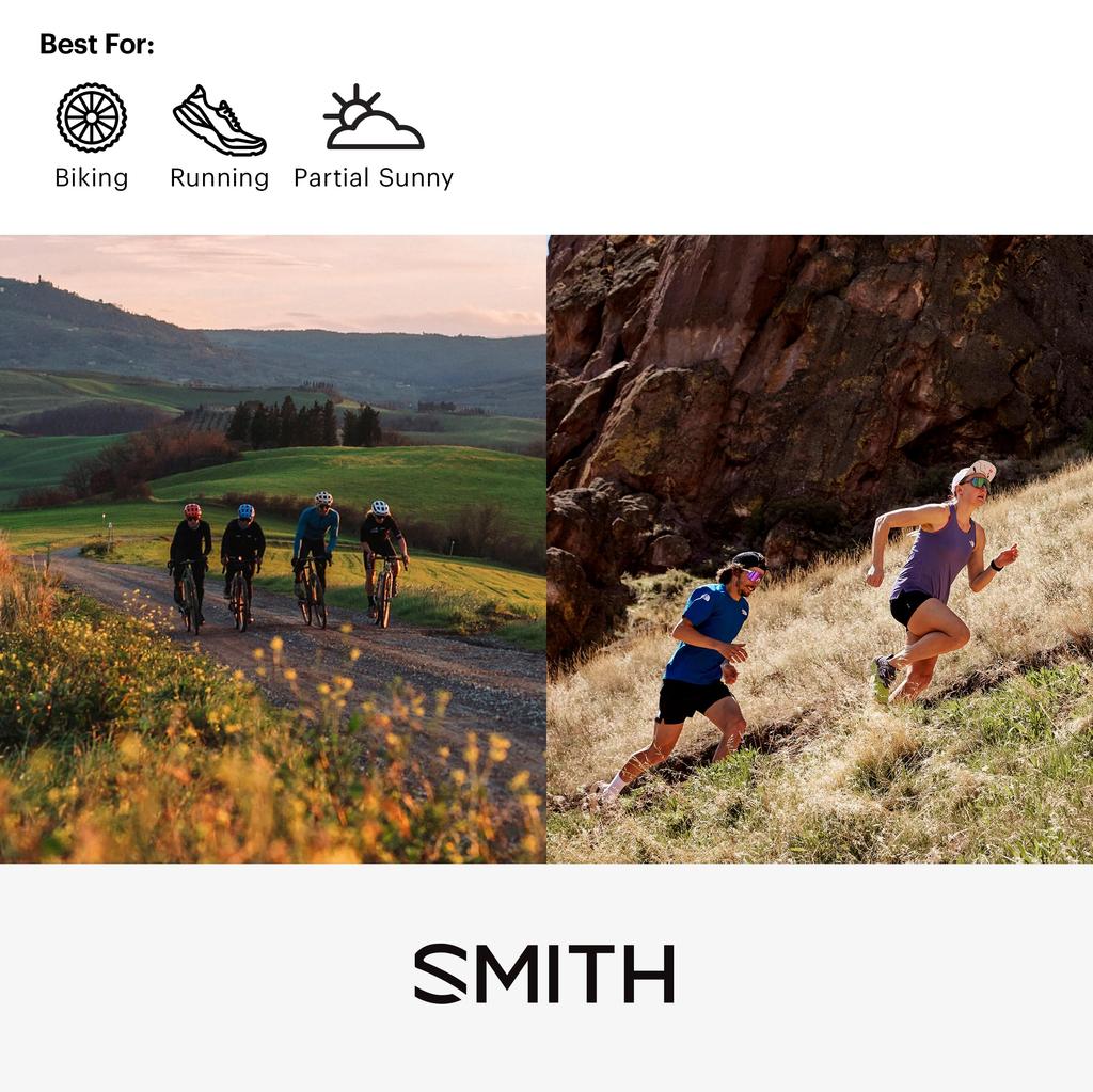 Smith PivLock Ruckus One Size Sunglasses, Black,