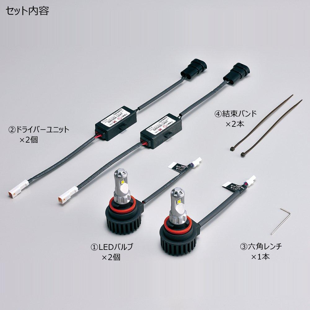 Автомобильные противотуманные фары Carmate LED GIGA 6500K 1100lm совместимы с осмотром транспортного средства BW511 X-FOCUS H8/H11/H16