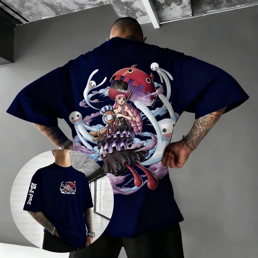 One Piece 2026 Summer Men Cotton Tshirt Streetwear Anime Graphic Oversized Short Sleeve Casual Daily Wear Roronoa Zoro 3 Swords