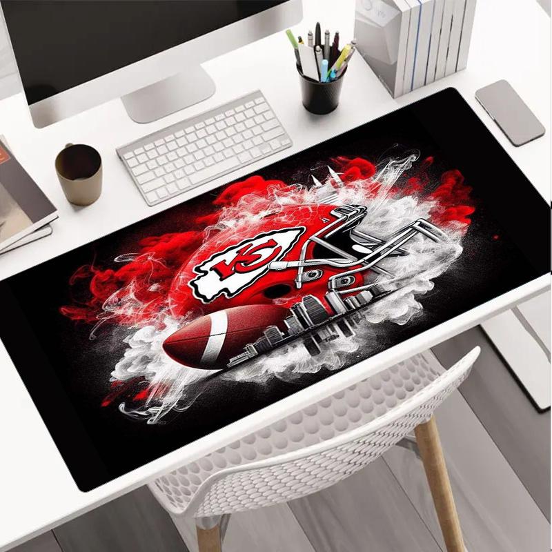Kansas City Chiefs Helmet Mouse pad Mouse pad, Gaming Mouse Pad, keyboard pad, Desk Decor for computer notebook Fan Gift Birthday Gift