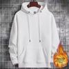 Men's Autumn/Winter Plus Velvet Thick 360g Pure Cotton Hoodie - Warm, Versatile, Loose-Fit for Couples