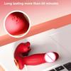 Толкающий дилдо, вибратор для языка, управление через приложение, носимый, стимулятор клитора, влагалища, точки G, массажер для сосков, анальный, женский мастурбатор, секс-игрушка для женщин