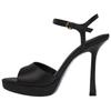 Fashion Open-Toe One-Strap Sandals 11Cm Women Sandals Black 3319610800