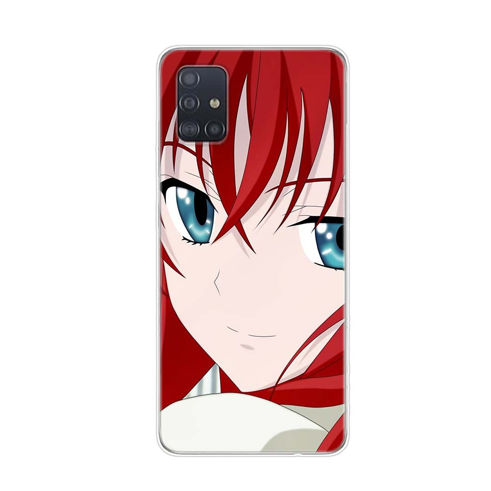 High School Dxd Anime Cartoon For Samsung Galaxy A01 A11 A12 A22 A21S A31 A41 A42 A51 A71 A32 A52 A72 A02S Soft Phone Case