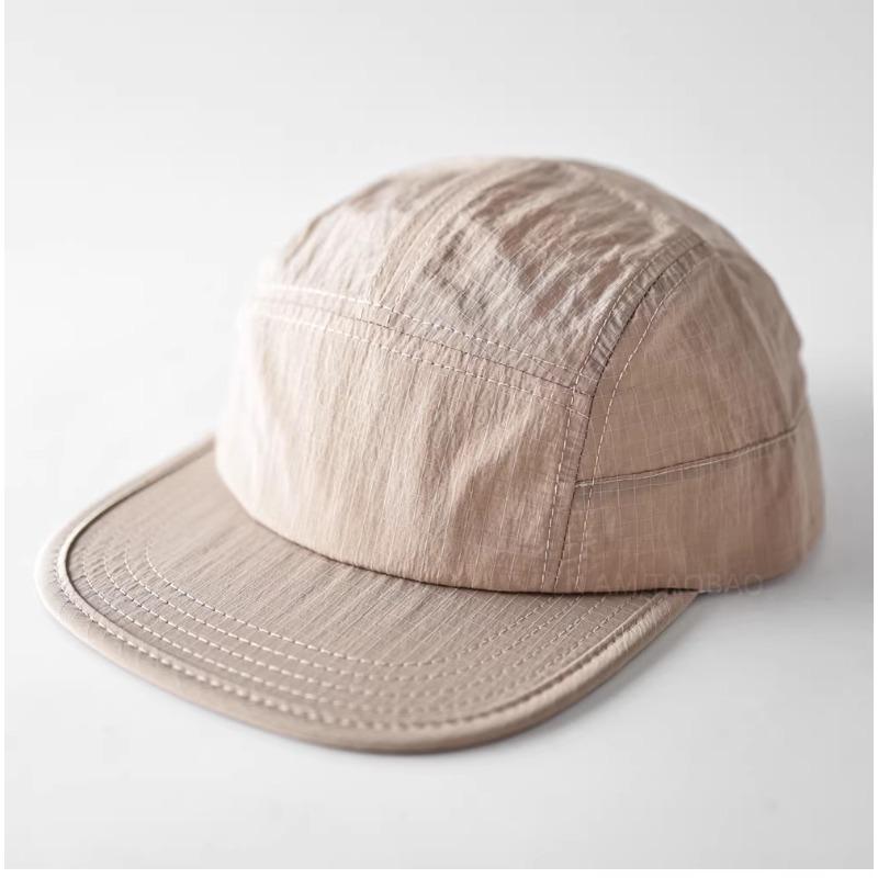 Thin Quick-drying Solid Plaid Soft-brimmed Baseball Caps for Men and Women Summer Leisure Sunscreen Versatile Hip-hop Hat