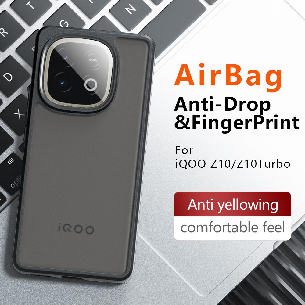 Чехол для iQOO Z10 Turbo Pro / Z10 Turbo Ультратонкий Матовый Полупрозрачный и Прозрачный Полная Защита Funda для iQOO Z10 Turbo Capa