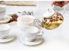 English Light Luxury Floral Teapot Set with Candle Heating Base - Heat-Resistant Glass for Afternoon Tea