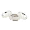 3pcs Metal Trumpet Valve Screw Silver Valve Button Screw  For Trumpet Repair