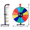 12 Slots Prize Wheel, 34cm Prize Wheel Spinner with Stand and Heavy Duty Base,Spinning Wheel for Prizes,Spin The Wheel