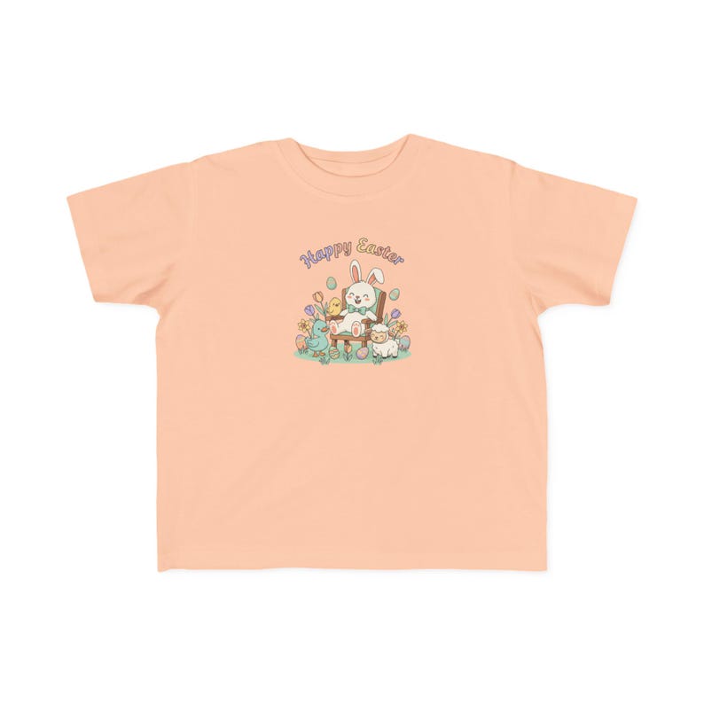 Easter design with Bunny and friends Toddler's Fine Jersey Tee