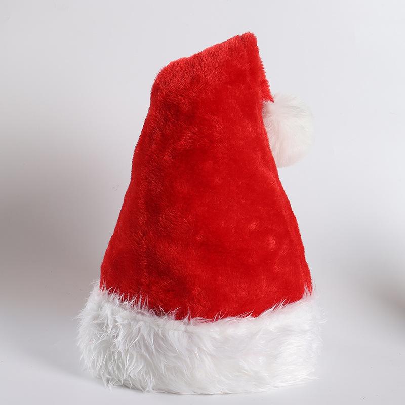 Взрослая новогодняя шапка с шаром, высококачественная новогодняя шапка, теплая, мягкая, плюшевая, детская, высококачественная.