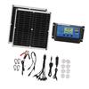 Solar Panel Kit 50W Solar Panel 60A Solar Charge Controller Set with 2 USB Output for RV Camping