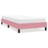 VidaXL Bed Frames Without Mattress Pink 100x210 Cm Velvet, Bed, Bed Base, Velvet Bed, Bedroom Furniture, Bed 4101348