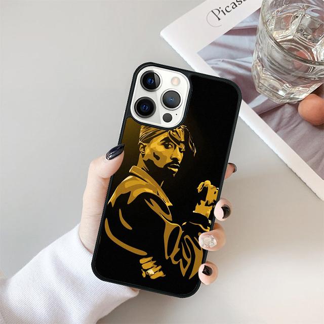 Tupac 2pac Shakur Phone Case For iPhone 17 Air 15 16 Cover  14 13 11 12 Pro Max Max Plus Back Coque shell