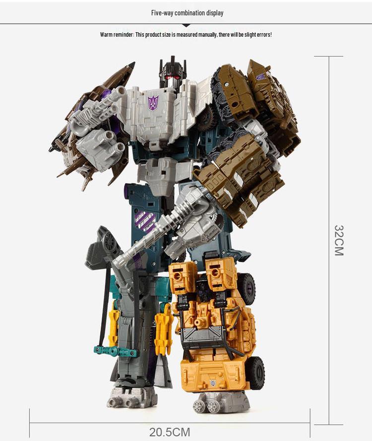 Трансформирующийся Девастатор Предакинг 5-в-1 Игрушечный Робот Экшн-фигурка для Детей