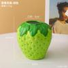 Mini Creative Strawberry Shaped Vase Flower Pot Decorative Ceramic Vase for Flower Arrangement Home Living Room Decoration Ornament