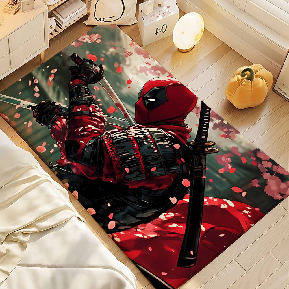 Cute-D-deadpool-S Movie Floor Mat Bathroom Absorbent Mat Simple Door Dirt-resistant Mat Home Kitchen Mat Foot Mat Entry Mat