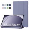 Мягкая задняя подставка из искусственной кожи Trifold для планшета Galaxy Tab A9 8,7 дюйма SM X110 X115, ультратонкий противоударный защитный чехол