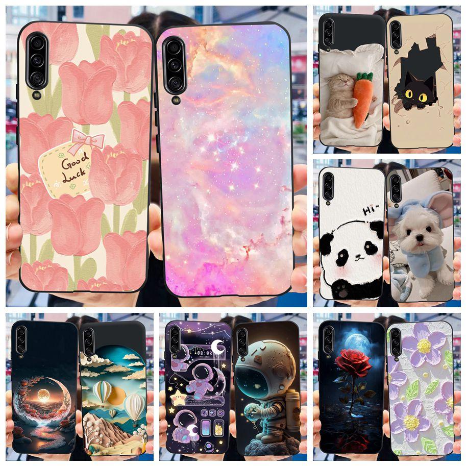 For Samsung Galaxy A90 5G Case Popular Flower Soft Silicon Phone Cover For Samsung A90 5G Fundas A 90 SM-A908N Shockproof Bumper