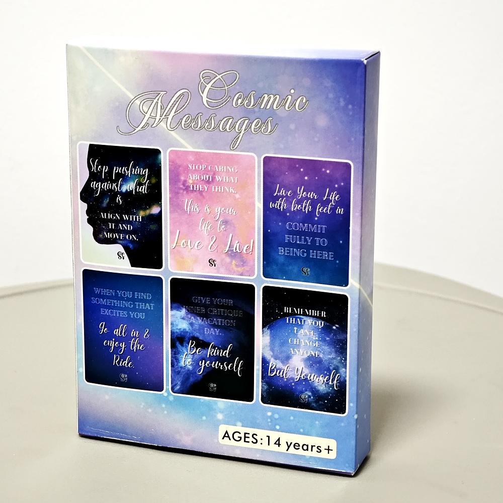 10,4*7,3 см, 42 шт. Карты Oracle, вдохновляющие космические послания