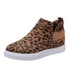 Casual Shoes Women's Autumn and Winter Flat Sports Shoes  Low Top Leopard Print Camouflage Single Shoe Set