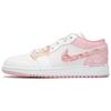 Air Jordan 1 Low Винтажные Баскетбольные Кроссовки Женские Розовые Белые 553560-614(Team82-)