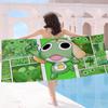 Забавные лягушки Keroro Gunsou Большие микрофибровые пляжные полотенца Быстросохнущее полотенце Песчаные пляжные полотенца Полотенце для бассейна для путешествий Бассейн Йога