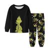 Children's  Boys And Girls Thin Two-piece  Long-sleeved Pants Two-piece