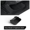 For Tesla Model 3 Highland 2025 Rear Seat Storage Box Below The Rear Air Outlet Storage Box Rear Seat Organizer Tray Accessories