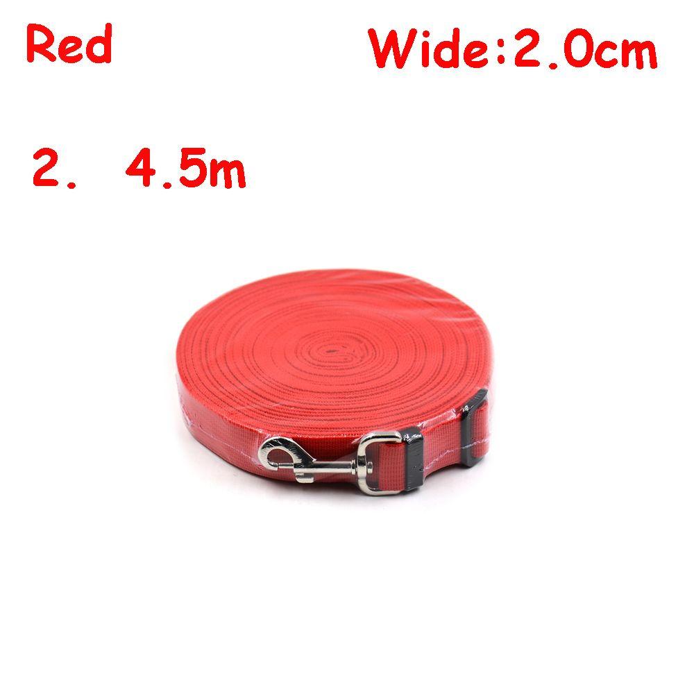 10m Solid Color Puppy Kitten Training Strap Dog Cat Lead Wire Walking Harness Pet Leash Nylon Rope