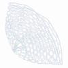 Outdoor Fly Fishing Landing Net Clear Rubber Replacement Mesh Bag(Mudium)