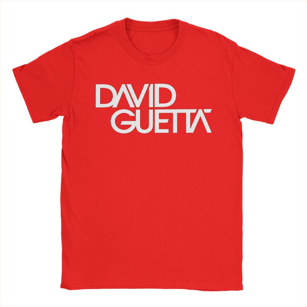 France DJ David Guetta TShirt Summer TShirts Male Cotton O Neck Plus Size Tees ShortSleeve Y2K Fun Tops