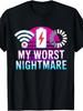Retro Gaming T-Shirt - My Worst Nightmare Funny Video Games Humor Suitable for Gamers, Machine Washa