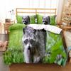 Raccoon Duvet Cover Set Cute Wild Animals Polyester Comforter Cover King Queen Size For Boy Girl Bedding Set With Pillowcase