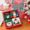 Women's Christmas Cartoon Mid-Calf Socks - 4 Pairs Gift Box Set