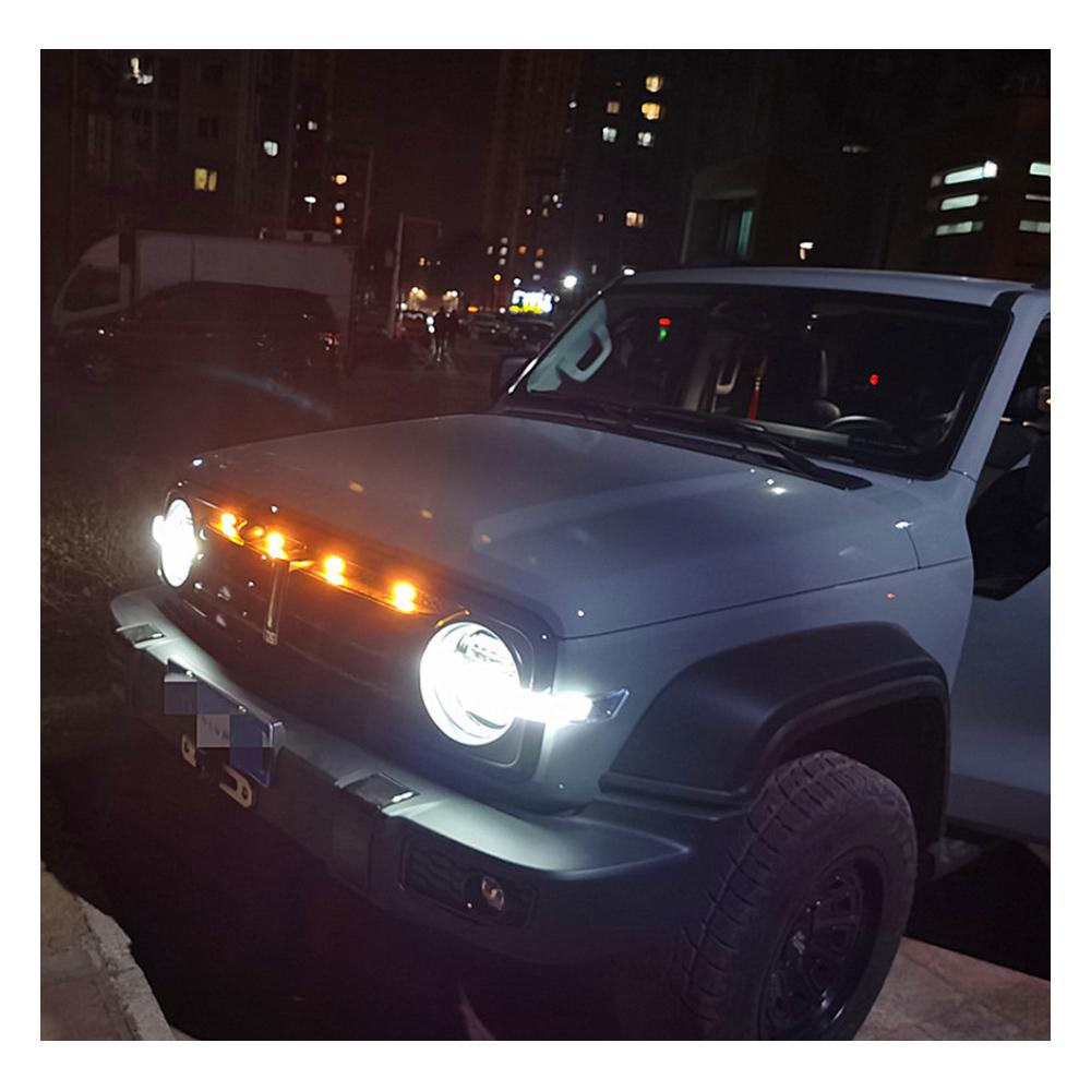 Led Grille Lights Front Grill Lights Amber LED Running Lights Universal