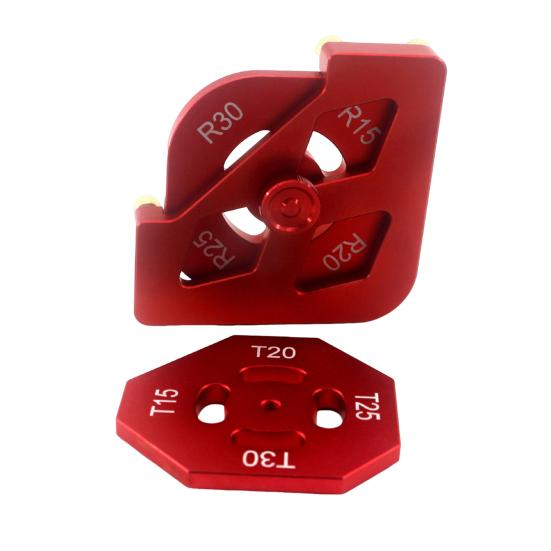 Инструмент для обрезки кромок Шаблоны для фрезерования Алюминиевый сплав R-образный уголок T-образный уголок Шаблон для формирования кромок Угловой зажим