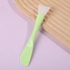1Pcs Silicone Facial Mask Brush Soft Head with Scraper Integrated Dual-use Mud Film Brush DIY Film Adjusting Beauty Tool Beauty