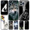 Wolf Case For Apple iPhone 12 13 Mini 11 14 15 16 Pro Max Plus X XR XS Max Coque