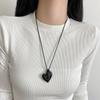 Adjustable Necklace Originality Sweater Accessories Fashion Irregular Heart Pendant Necklace