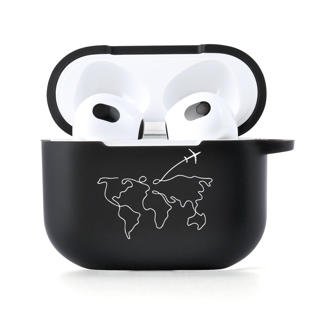 Чехол для наушников AirPods Pro с Bluetooth для Apple Air Pods 1 2 3 Airpods 1/2/3 Air Pods, черный защитный чехол для беспроводных наушников, мягкий силиконовый ТПУ
