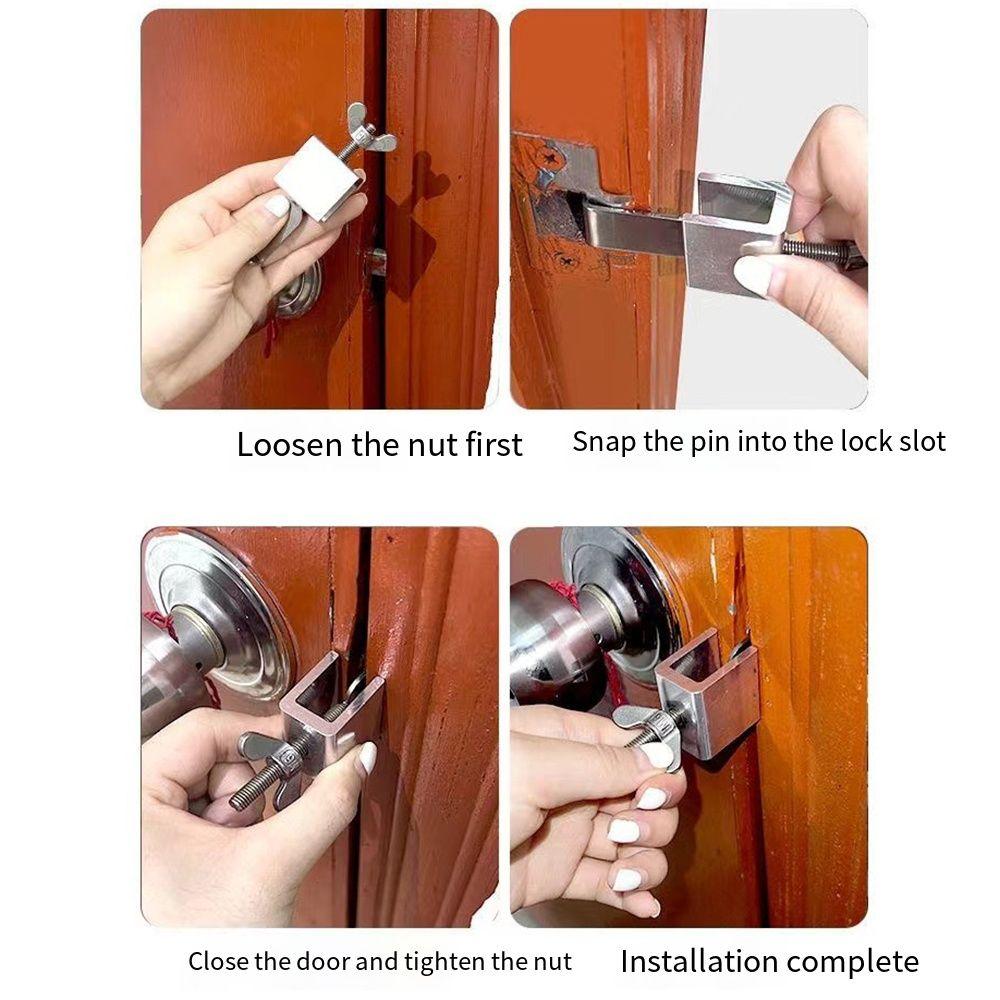 Дверной стопор с защитой от детей, противоугонный замок, пряжка, удобный защитный дверной замок для отеля