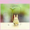 Resin Cartoon My Neighbor Totoro Miniature Garden Decor With Leaf Design For Home Office Gift