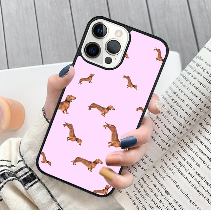 Чехол для телефона с рисунком таксы Дакехунда для iPhone 17 Air 16 15 14 12 13 PLUS 11 PRO MAX Чехол Fundas Shell coque