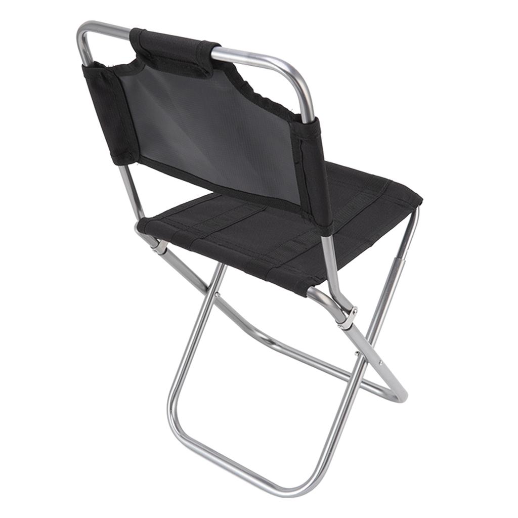 Складной стул с дышащей тканью, портативный, небольшой, со спинкой, для рыбалки, кемпинга, барбекю