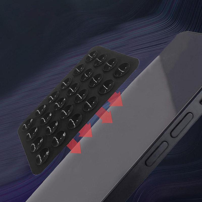 Двусторонняя силиконовая присоска для мобильного телефона, присоска с клеевой основой из силиконовой резины для фиксированной подкладки