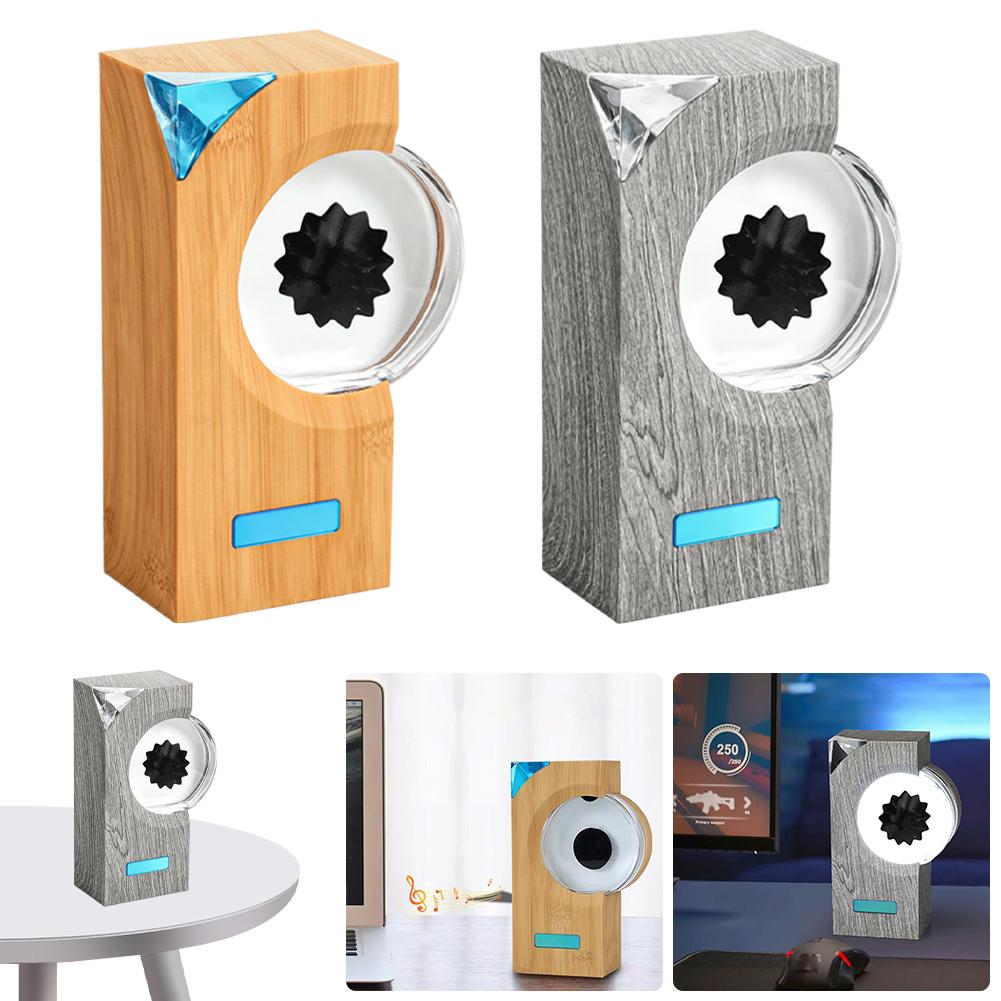 Танцующая феррожидкость с музыкальным ритмом Динамик с феррожидкостной жидкостью Творческая музыкальная ритмическая лампа Визуализатор звука феррожидкости для домашнего офиса