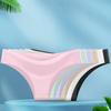 European And American Version Of Seamless One-piece Ice Silk Sexy Bikini Panties Ladies Mid-waist Breathable Briefs