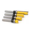 1/4 Inch Flush Trim Pattern Router Bit 1/4" Shank Panel Top &Bottom Bearing Woodworking Milling Cutter