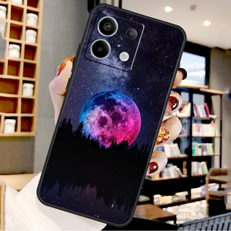 Space Sky Moon For Xiaomi Redmi Note 14 Pro 12 11 9 10 13 15 Pro Plus Case For Redmi 15 10C 12C 13C 14C 15C